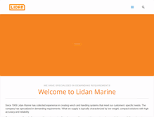 Tablet Screenshot of lidanmarine.com